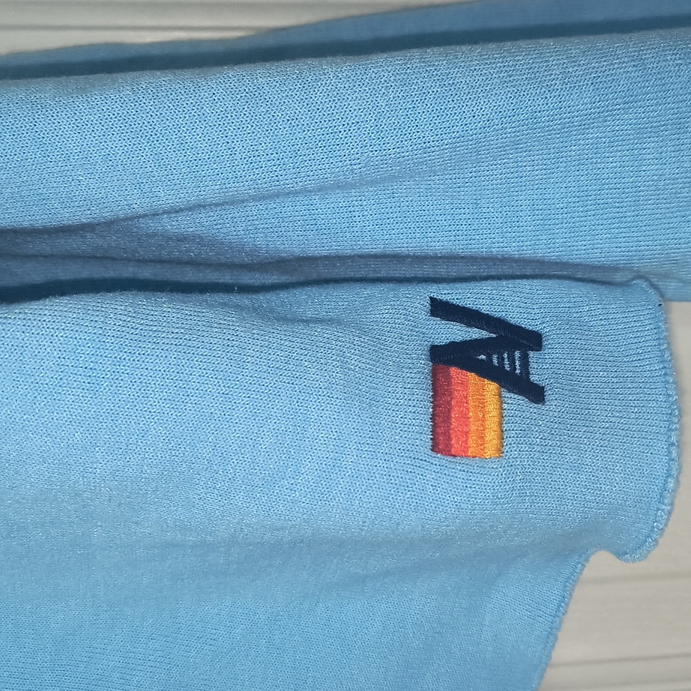 Aviator Nation Smiley 2 Relaxed Cropped Pullover Hoodie Size S - Picture 5 of 5